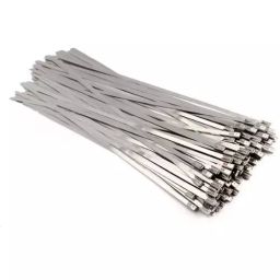 GENERIC 4.6X300 mm Stainless Steel Silver Cable Tie for Underground Use (Pack of 100)-picture-28