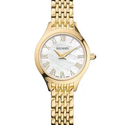 Balmain Women Mother of Pear Yellow Dial & Bracelet Style Straps Analogue Watch B49303382-image-53