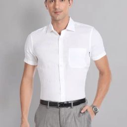AD by Arvind White Regular Fit Shirt-picture-7