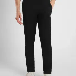 Reebok Black Regular Fit Sports Trackpants-image-42