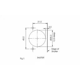 Ebco Blind Corner Hinge Euro Type Nickel Plated Finish, Size 35 mm, EHBC-1 (Set of 2) image 2