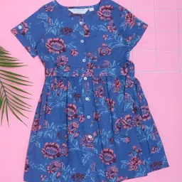 Akkriti by Pantaloons Girls Bluefin Regular Fit Dress-picture-11