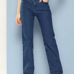 Roadster Women Comfort Relaxed Fit Mid Rise Clean Look Denim Jeans-image-10