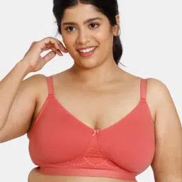 Zivame Red Wireless Full Coverage Minimizer Bra Bra-image-87