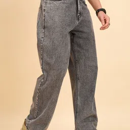STUDIO NEXX Men Mid-Rise Heavy Fade Regular Jeans image 2