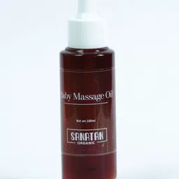 Sanatan Organic Baby Massage Oil made with ayurvedic herbs especially for baby skin-picture-14