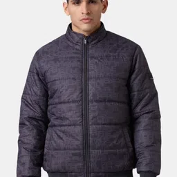 Pepe Jeans Men Mock Collar Typography Printed Bomber Jacket-picture-31