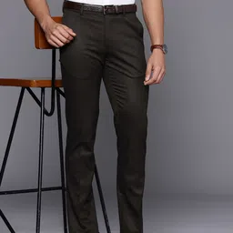 Louis Philippe Men Slim Fit Formal Trousers-picture-26