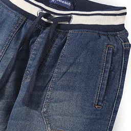 Pine Kids Denim Full Length  Washed Jeans - Blue image 3