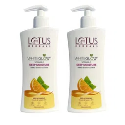 Lotus Herbals WhiteGlow Set Of 2 Vitamin C Deep Moisture Hand & Body Lotion -270ml Each-picture-31