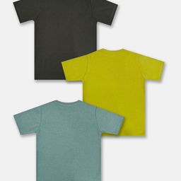 Here&Now X Game Begins Boys Pack Of 3 Assorted Typography Printed T-shirts-picture-35