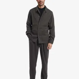 Rare Rabbit Olive Relaxed Fit Solid Jacket image 5