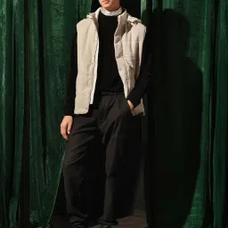 Rare Rabbit Beige Regular Fit Solid Jacket image 5