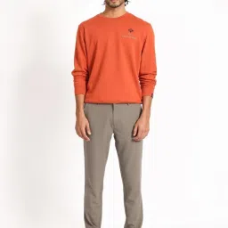 Rare Rabbit Rust Regular Fit Graphic Sweatshirt image 5