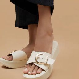 Code by Lifestyle Women's Ivory Casual Sandals-picture-13