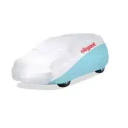 Elegant White & Blue Water Resistant Car Body Cover for Maruti Suzuki XL 6 image 3