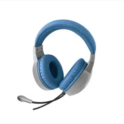 iVOOMi Leba Wired Gaming Headphone with Mic 50 mm Drivers (Grey & Blue)-picture-43