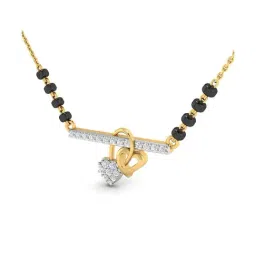 Waman Hari Pethe Jewellers 18k Gold & Diamond Mangalsutra for Women-picture-15