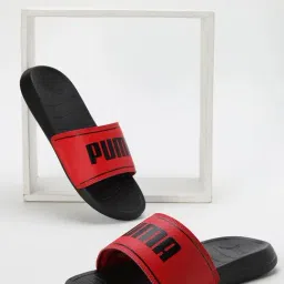 Puma Men's Slide Max Red Slides-picture-10
