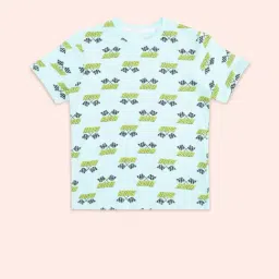 Pantaloons Junior Blue Cotton Printed T-Shirt-picture-17