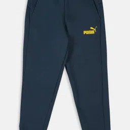 Puma Kids Marine Blue Cotton Printed Sweatpants-image-92