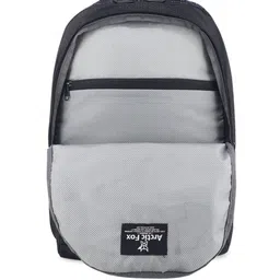 Arctic Fox Unisex Black & Lavender Graphic Backpack image 5