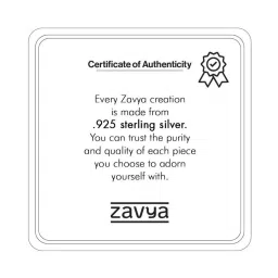 Zavya Dual Tone Elegance 925 Sterling Silver Anklet with Box Chain image 5