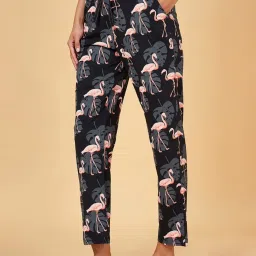 Dreamz by Pantaloons Black Cotton Printed Pyjamas image 5
