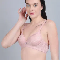 mod & shy Pink Self Pattern T-Shirt Bra image 5