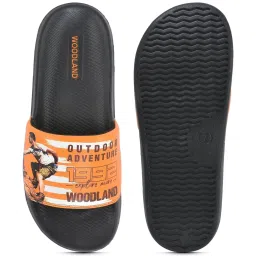 Woodland Mens Orange Slides image 5