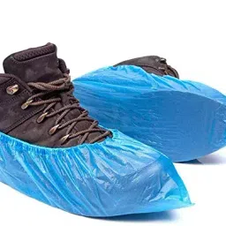 Zureni 30 Micron Universal Blue Disposable Shoe Cover ZR-ODSC04 (Pack of 100 Pcs) image 2
