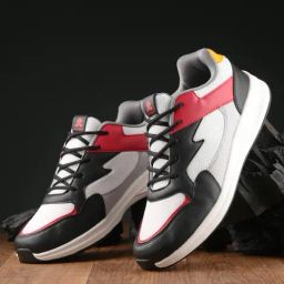 OFF LIMITS Men's ROGER B&T White, Black & Red Running Shoes-picture-48