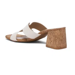 Eridani Women's Aaudrey White Casual Sandals image 5