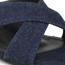 Inc.5 Women's Navy Cross Strap Sandals image 5