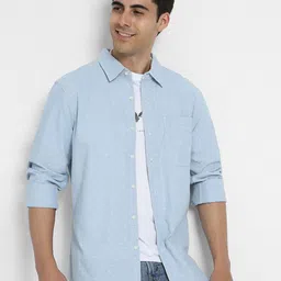 AMERICAN EAGLE OUTFITTERS Men Slim Fit Opaque Casual Shirt-picture-42