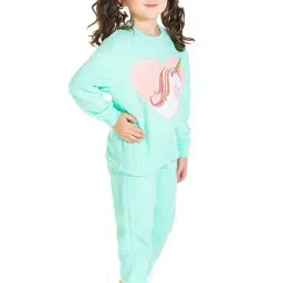 Cherry Crumble by Nitt Hyman Kids Mint Applique Nightsuit image 3