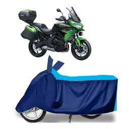 Auto Pearl Two Wheeler Cover for Kawasaki Versys 650 - Cyan, Blue-picture-43