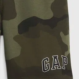 GAP Kids Green Regular Printed Shorts image 5