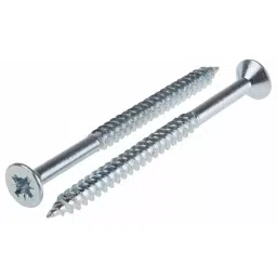 RS PRO Pozidriv Countersunk Steel Wood Screw Bright Zinc Plated, No. 12 Thread, 3in Length (Pack of 50)-image-20