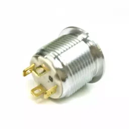 RS PRO Illuminated Push Button Switch Momentary 16 mm SPST Blue LED 36 V DC, 1758568 image 3
