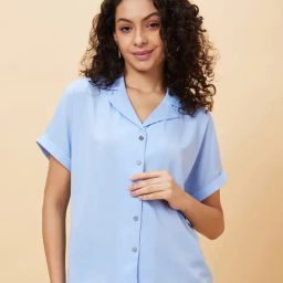 Globus Blue Regular Fit Shirt-picture-2