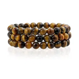 Divine souvenirs Unisex Artificial Beaded Elasticated Bracelet-picture-33