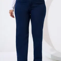 VBEAUTI Women Jean Wide Leg High-Rise Stretchable Denim Jeans-image-80