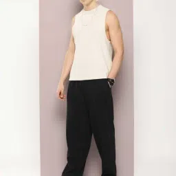 Dillinger Black Regular Fit Baggy Korean¿Trackpants image 5