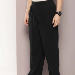 Dillinger Black Regular Fit Baggy Korean¿Trackpants image 3