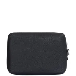 TOMMY HILFIGER Langley Black Textured Pouch image 5