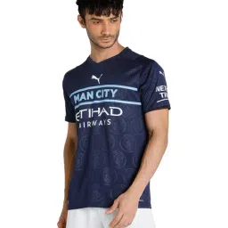 Puma Blue Manchester City 3rd Replica T-Shirt-image-51