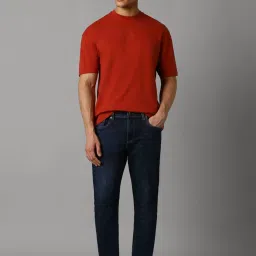 Louis Philippe Navy Slim Fit Jeans image 4