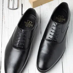 Red Tape Men's Obsidian Black Oxford Shoes-picture-25