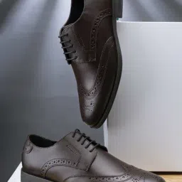 Red Tape Men's Brown Derby Shoes-picture-36